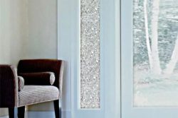 Frosted Window Films to give additional privacy in front entryways